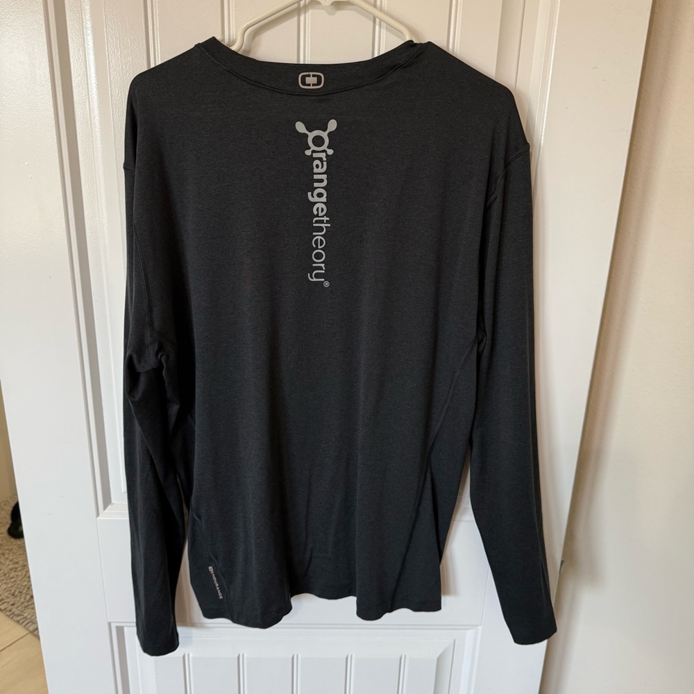 OrangeTheory Men’s Black Long Sleeve Performance Shirt